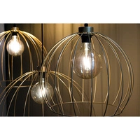 Lampa wisząca Coop 1xE27 Max.60W Złoty Metal/Czarny Metal/Czarny Kabel Tkaninowy 18821920