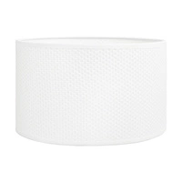 Lampshade Oval 1xE27 H20 White L250/W170 H165 A1557