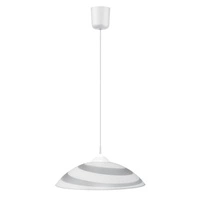 Circle Pendant Lamp 1xE27 Max.60W White Synthetic Material/White Synthetic Material Cable/White Glass 4314502