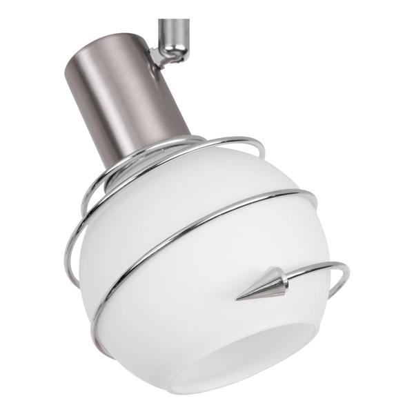 Lampa Sufitowa Daria 4xE14 Max.40W Metal Satynowy/Szkło Białe 2093427