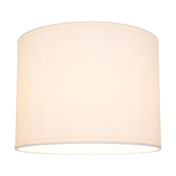 Lampshade Cylinder E27 H0 White Fabric A0584