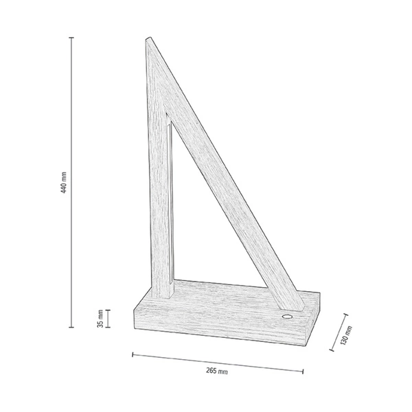 Lampa Stołowa Segel 2xLED 24V Zintegrowana 770lm 3000K 8,5W Dąb Olejowany/Antracyt Tkanina Kabel ze Ściemniaczem Dotykowym 7213174