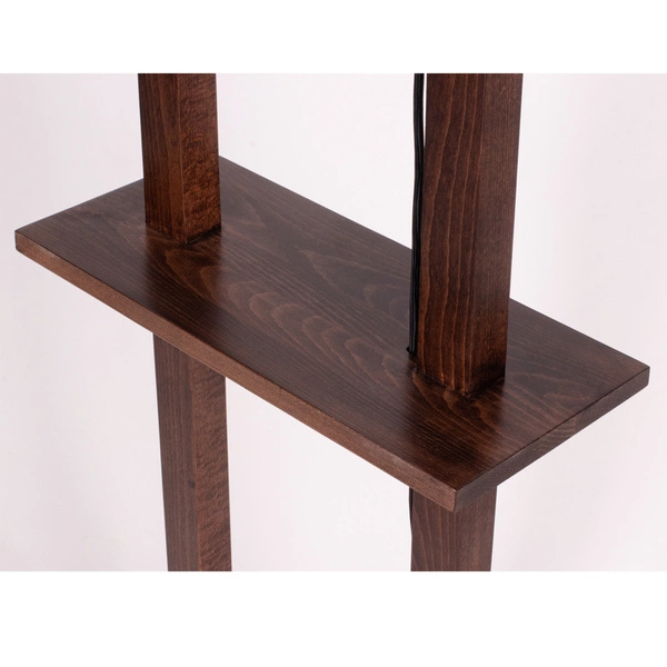 Monopod Floor Lamp 1xE27 Max.15W Walnut/Black 6460976