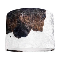 Lampshade Cylinder E27 H30 Multicolor Bovino Fabric A0351