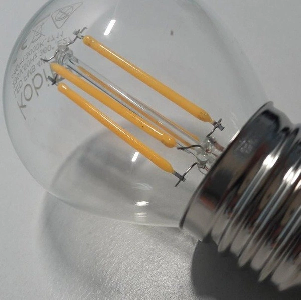 FILAMENT LED decorative light bulb E27 4W warm 3000K G45 ball
