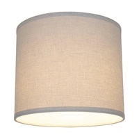 Lampshade Cylinder E27 H20 Light Gray Fabric A0012