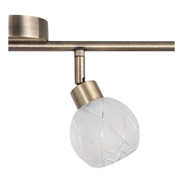 Lisa Ceiling Lamp Incl. 4xG9 Max.28W Patina Metal/White Glass 2097411