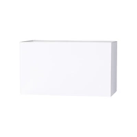 Lampshade Rectangular E27 H40 White L300 W200 H200 A1686