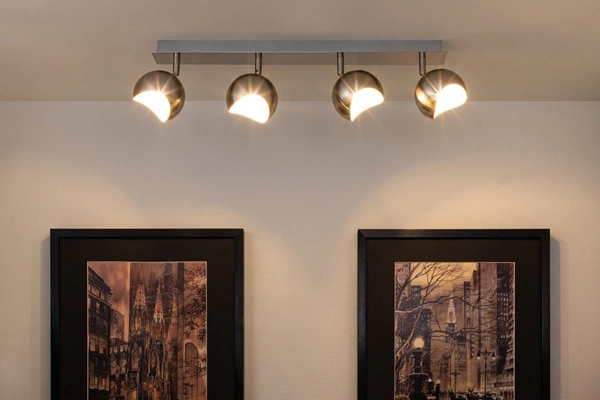 Kumi Ceiling Lamp 4xG9 Max.28W Satin Metal/White Metal 2720427