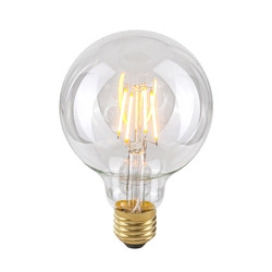 LED Filament Bulb, E27, Clear 801404 G95, 4W, 2200K, 400lm