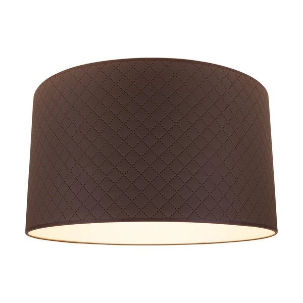 Lampshade Cylinder E27 H30 Brown Fabric A0956