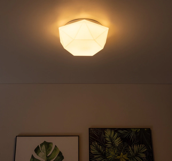 Gea Ceiling Lamp 1xLED Integrated 1200lm 2700K 12W White Metal/White Glass 4723002