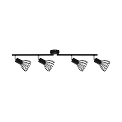 Megan Ceiling Lamp 4xE14 Max.40W Black 2743404