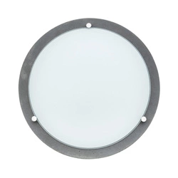 Rocky Ceiling Lamp 1xLED 24V Integrated 1200lm 2700K 13W Gray Concrete/White Glass 4753036