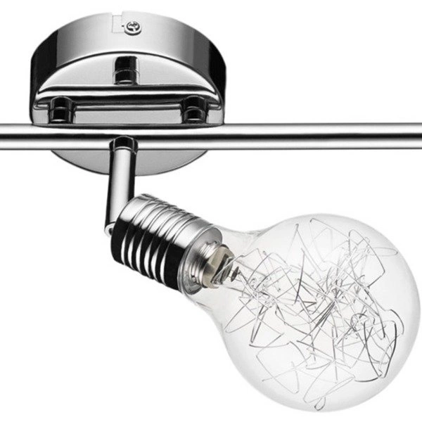 Bulbs Ceiling Lamp Incl. 3xG9 Max.28W Chrome Metal/Transparent Glass 2507328