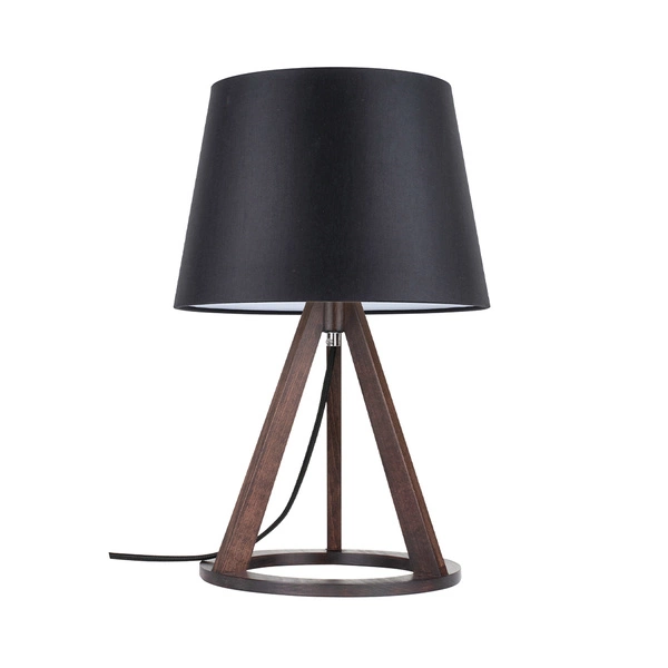 Konan Table Lamp 1xE27 Max.25W Walnut/Black/Black 6515976