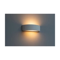 Block Wall Lamp 1xE27 Max.40W White Concrete/Frosted Glass 8972137