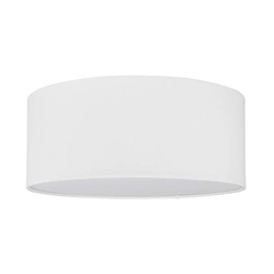 Josefina Ceiling Lamp 3xE27 Max.25W White Metal/White Fabric Shade 4763812