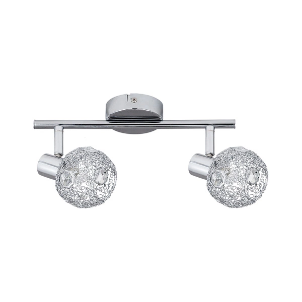 Lena Ceiling Lamp 2xG9 Max.28W Chrome Metal/Transparent Glass 2095228