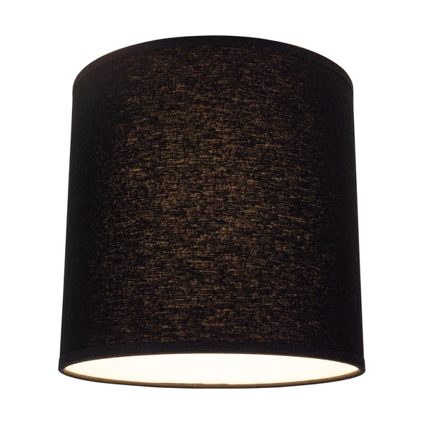 Lampshade Cylinder E27 H20 Black Fabric A1256