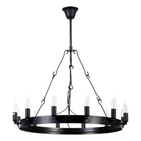 Bellona Pendant Lamp 12xE14 Max.60W Black Metal 9801204