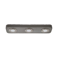 Cool Ceiling Lamp Incl. 3xLED Integrated 300lm 3000K 5W Gray Concrete/Satin Metal 2291336