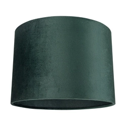 Lampshade Cylinder E27 H40 Green Velvet A1390