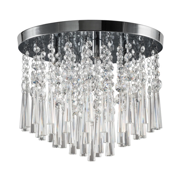 Luxoria Ceiling Lamp Incl. 4xG9 3W Chrome/Transparent 9018428