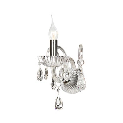 Queen Wall lamp 1xE14 Max.40W Transparent/Chrome 9140102