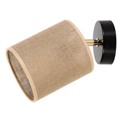 Jute Wall lamp 1xE27 Max.25W Black/Beige 56793104