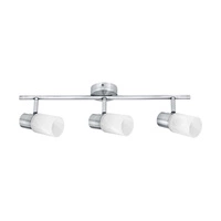 Kira Ceiling Lamp 3xE14 Max.40W Satin Metal/White Glass 2220328