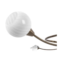 Marbella Ceiling Lamp 6xE14 Max.40W Patina Metal/White Glass 5078611G0605