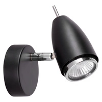 Linda Kinkiet 1xGU10 Max.50W Chrom Metal/Czarny Metal 2098104