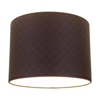 Lampshade Cylinder E27 H0 Brown Fabric A0926