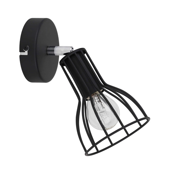 Megan Wall lamp 1xE14 Max.40W Black 2743104