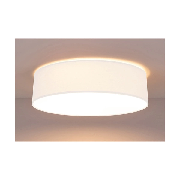 Josefina Ceiling Lamp 4xE27 Max.25W White Metal/White Fabric Shade 4764812