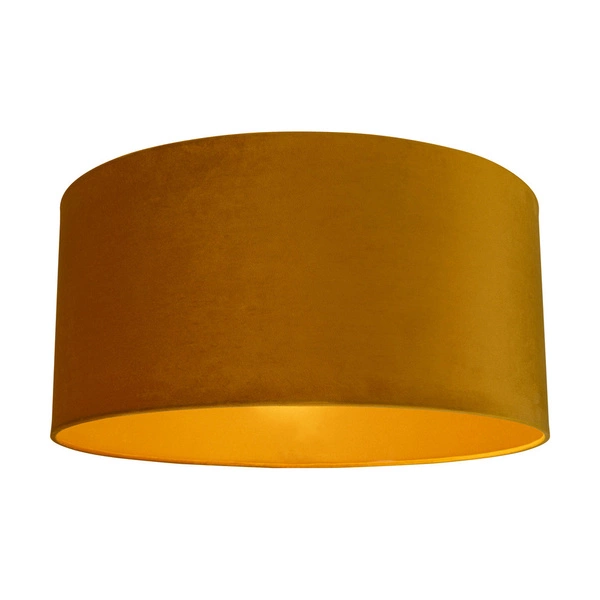 Lampshade Cylinder E27 H25 Honey Velvet A1435