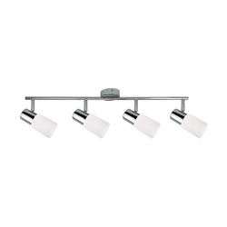 Kira Ceiling Lamp 4xE14 Max.40W Chrome Metal/White Glass 2220427