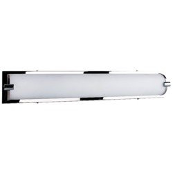 Romy Wall Lamp Incl. LED Integrated 2400lm 3000K 27W Chrome Metal/White Glass