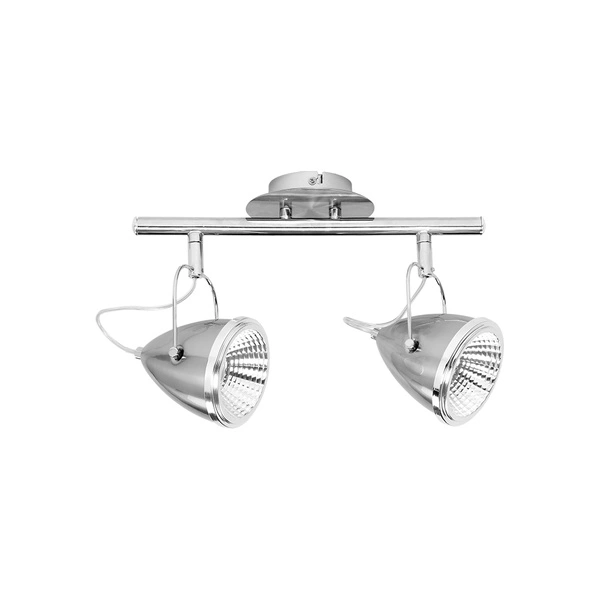 Oliver Ceiling Lamp Incl. 2xGU10 LED 5,5W Chrome Metal/Satin Metal 5109227