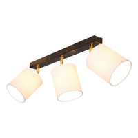 Aprillia Ceiling Lamp 3xE27 Max.25W Black/Gold/White 56344304