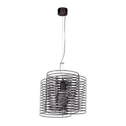 Ringo Pendant Lamp 1xE27 Max.60W Steel Metal/Black Metal 1030334