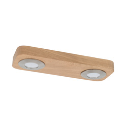 Sunniva Ceiling Lamp Incl.2xLED 5W Oiled Oak/Satin