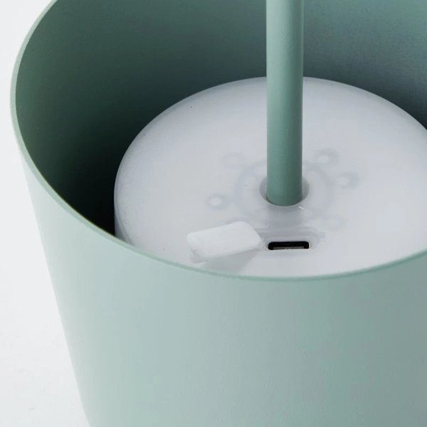 Lampa stołowa do domu i na zewnątrz regulowana wysokość Xaana LED DIM | Zielony