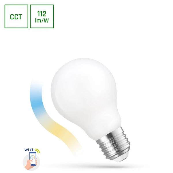 GLS 5W E-27 COG 230V CCT+DIMM SMART LED bulb