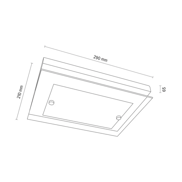 Finn Wall Lamp Incl. 1xLED 800lm 2700K 10W Oiled Oak/Chrome Metal/White-Transparent Glass 4022174