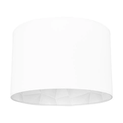 Lampshade Cylinder E27 H30 White Wallpaper A0838