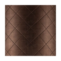 Lampshade Cylinder E27 H35 Brown Synthetic Fabric A0952