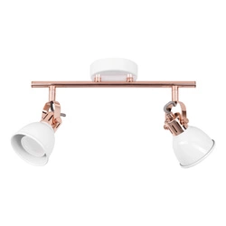 Anita Ceiling Lamp 2xGU10 Max.50W White Metal/Copper Metal 2766202