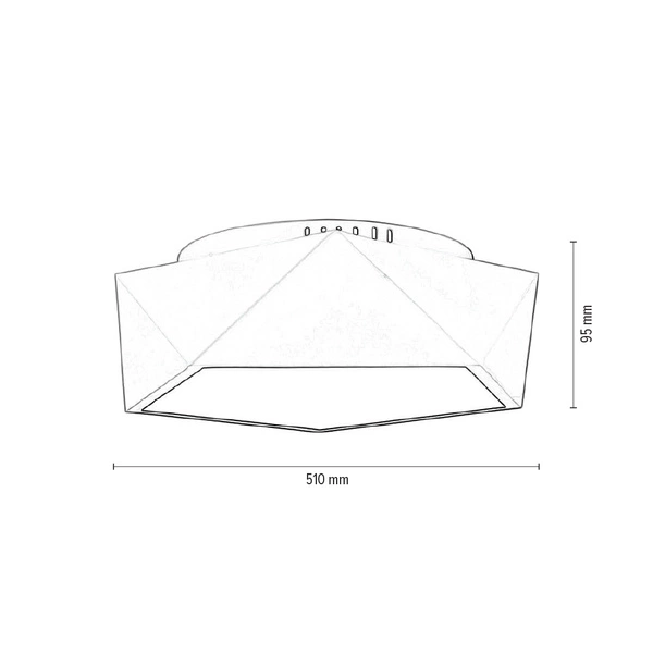 Arca Ceiling Lamp Incl. LED Integrated 2400lm 3000K 24W White Metal 1193102